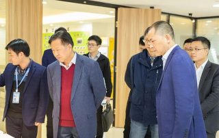 浙江智能制造专家委员会主任毛光烈一行莅临巨感物联考察指导工作